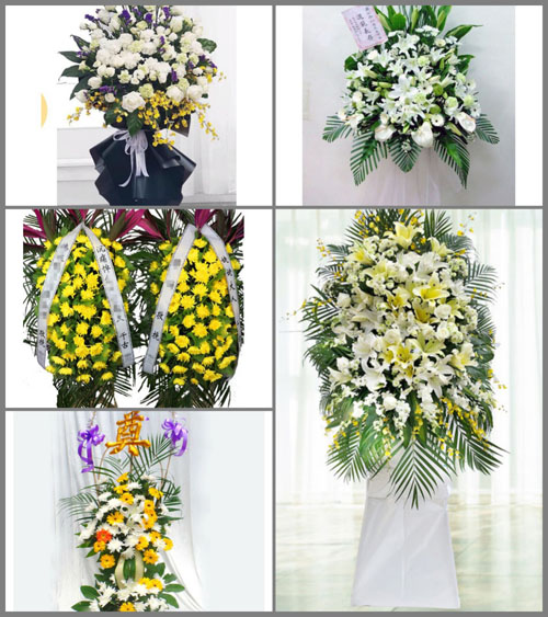 广西桂林灌阳县新圩镇小龙村白事花篮预定
